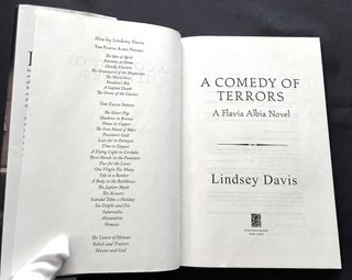 A COMEDY OF TERRORS; A Flavia Albia Novel / Lindsey Davis
