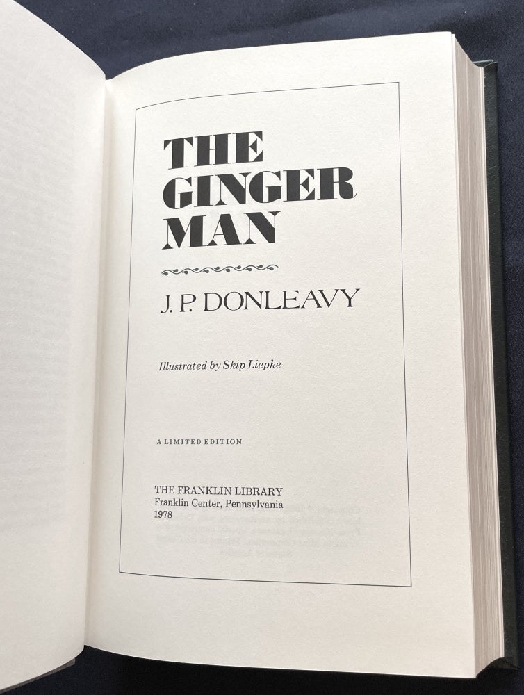 Item #9540 THE GINGER MAN; J.P. Donleavy / Illustrated by Skip Liepke. J. P. Donleavy.