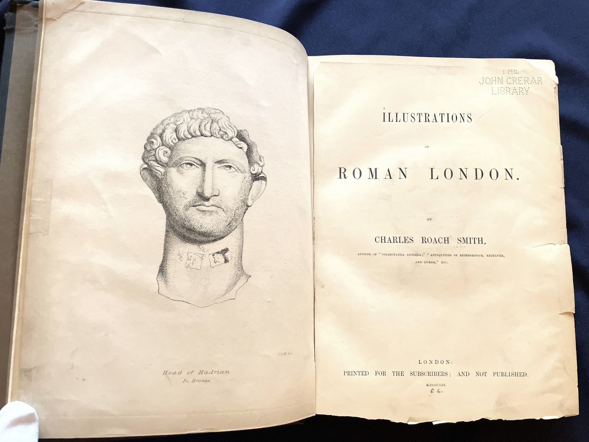 ILLUSTRATIONS OF ROMAN LONDON | Charles Roach Smith | First Edition