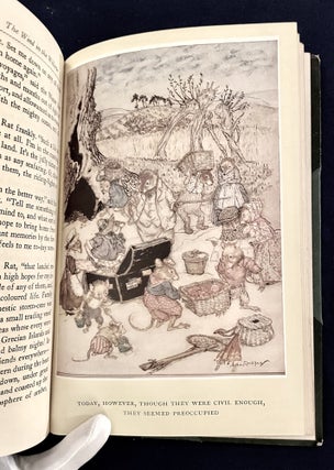 Item #9611 THE WIND IN THE WILLOWS; Illustrated by Arthur Rackham. Kenneth Grahame