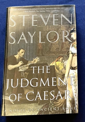 Item #9641 THE JUDGMENT OF CAESAR; A Novel of Ancient Rome. Steven Saylor