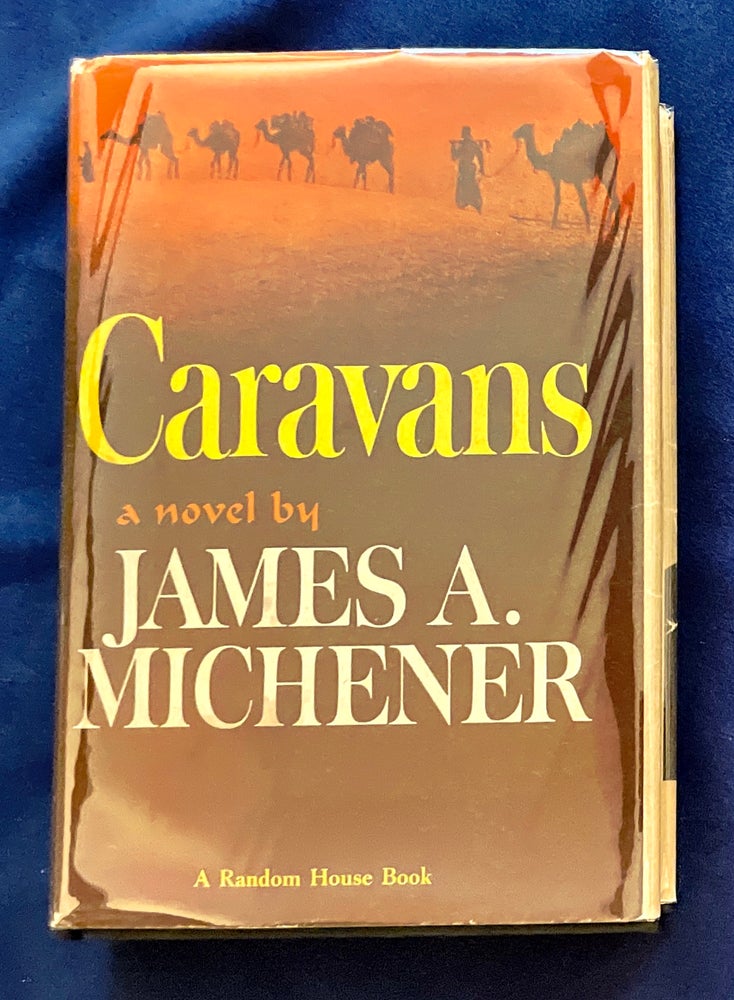 Item #9650 CARAVANS; a novel by James A. Michener. James Michener.