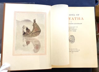 Item #9657 THE SONG OF HIAWATHA; By Henry Wadsworth Longfellow / With Illustrations and Designs...