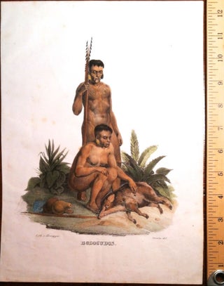 Item #99 Native Aimoré BRAZILIAN NATIVE INDIANS; [from: Naturegeschicht und Abbildungen der...